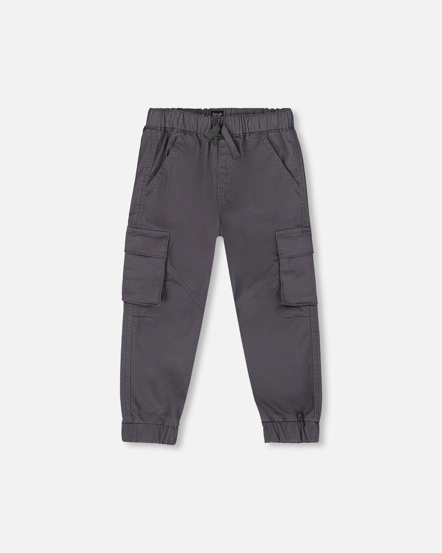 Twill Jogger Cargo Pants Dark Gray