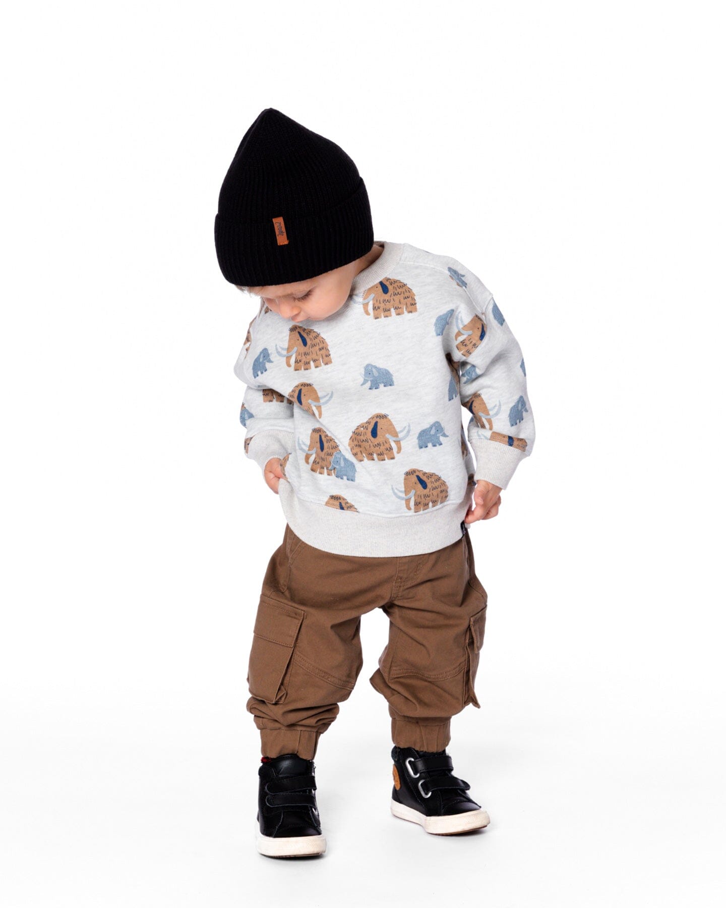 Twill Jogger Cargo Pants In Taupe