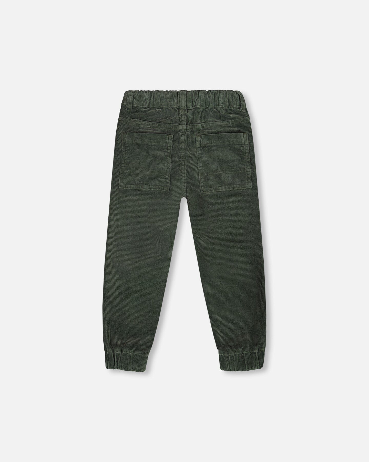 Stretch Corduroy Jogger Pants Forest Green