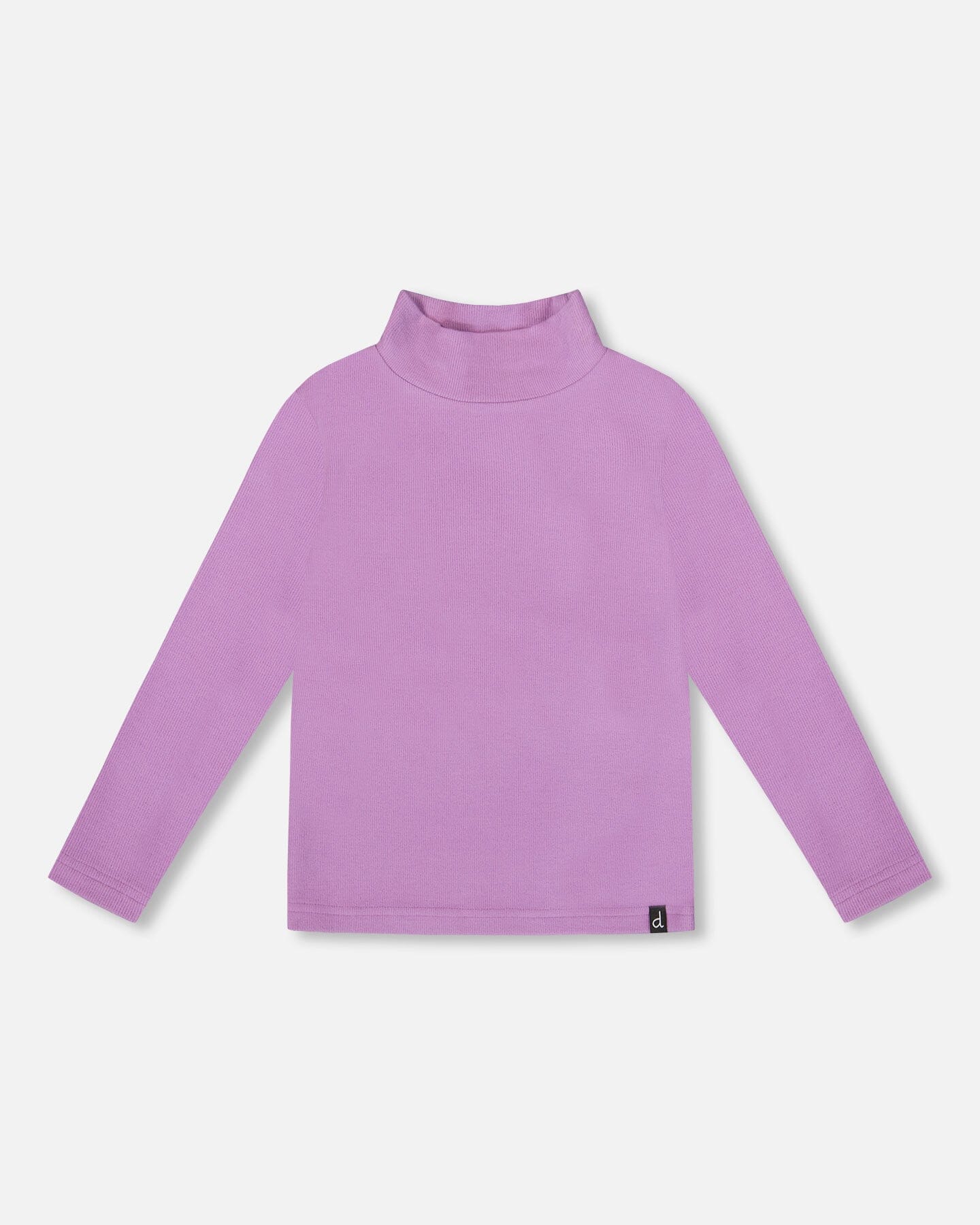 Super Soft Ribbed Mock Neck Top Lavender