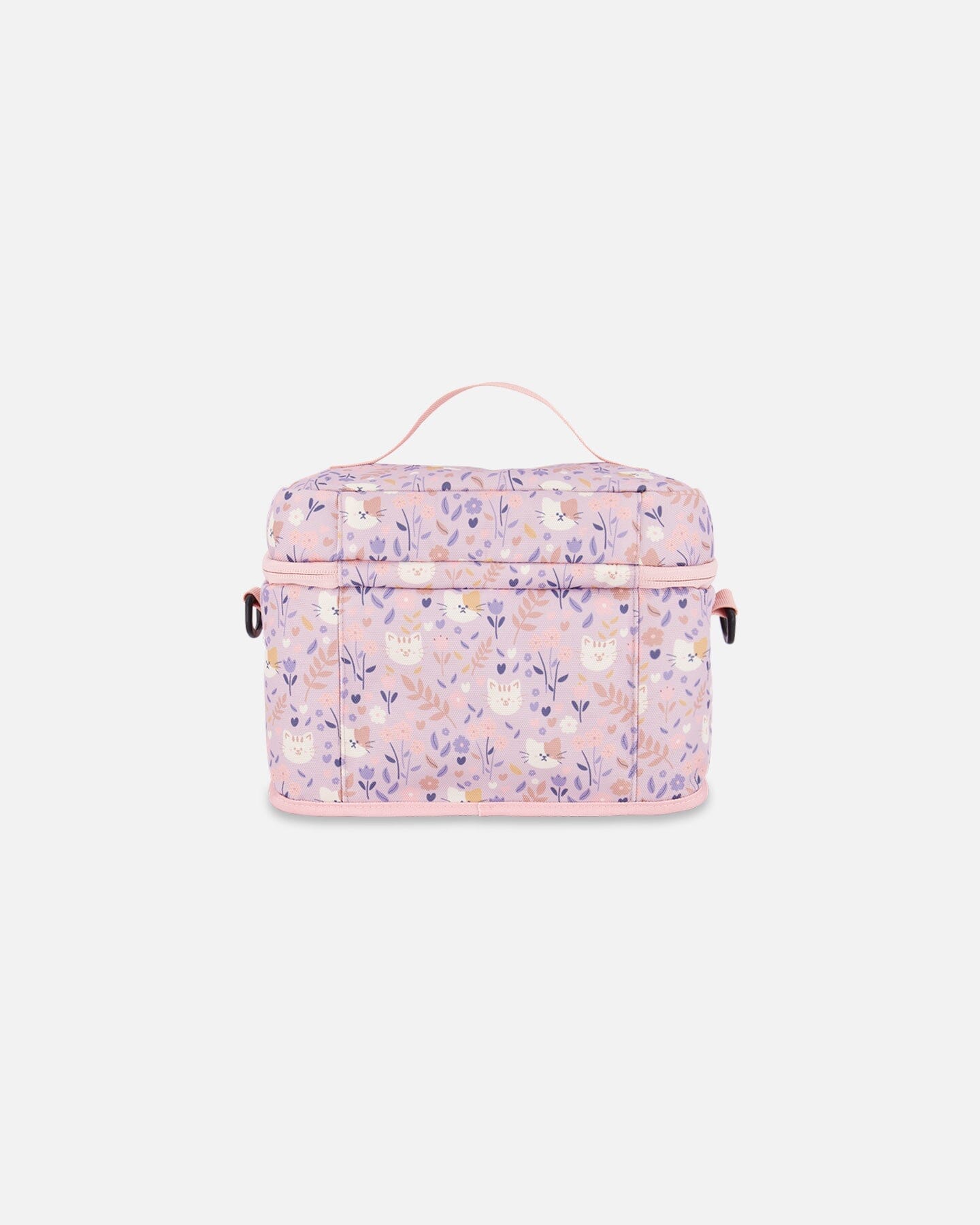 Lunch Box Lilac Cat Print