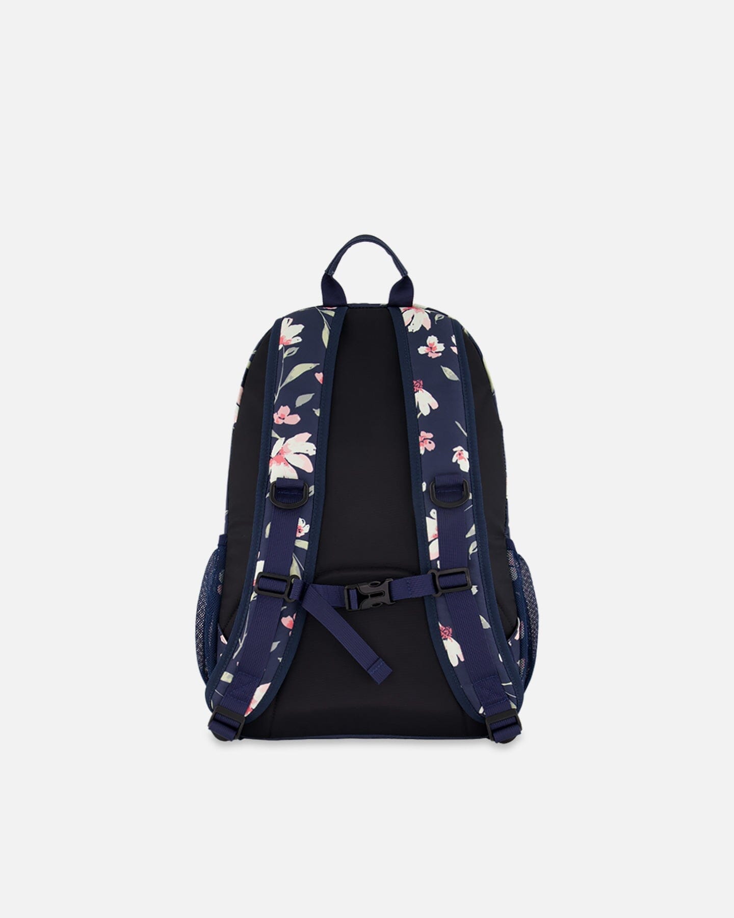 Kids Backpack Navy Flower Print