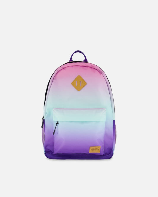 Kids Backpack Purple Gradient