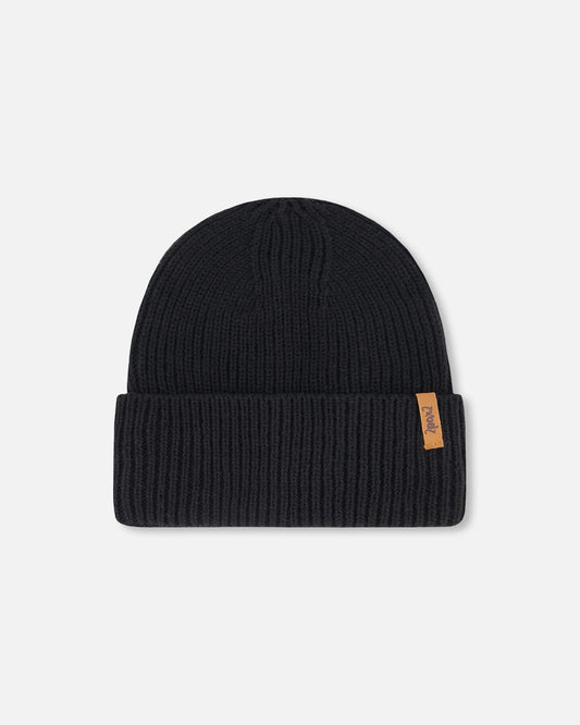 Mid-Season Knit Hat Black