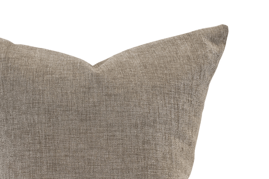 Cement Chenille Cushion Cover