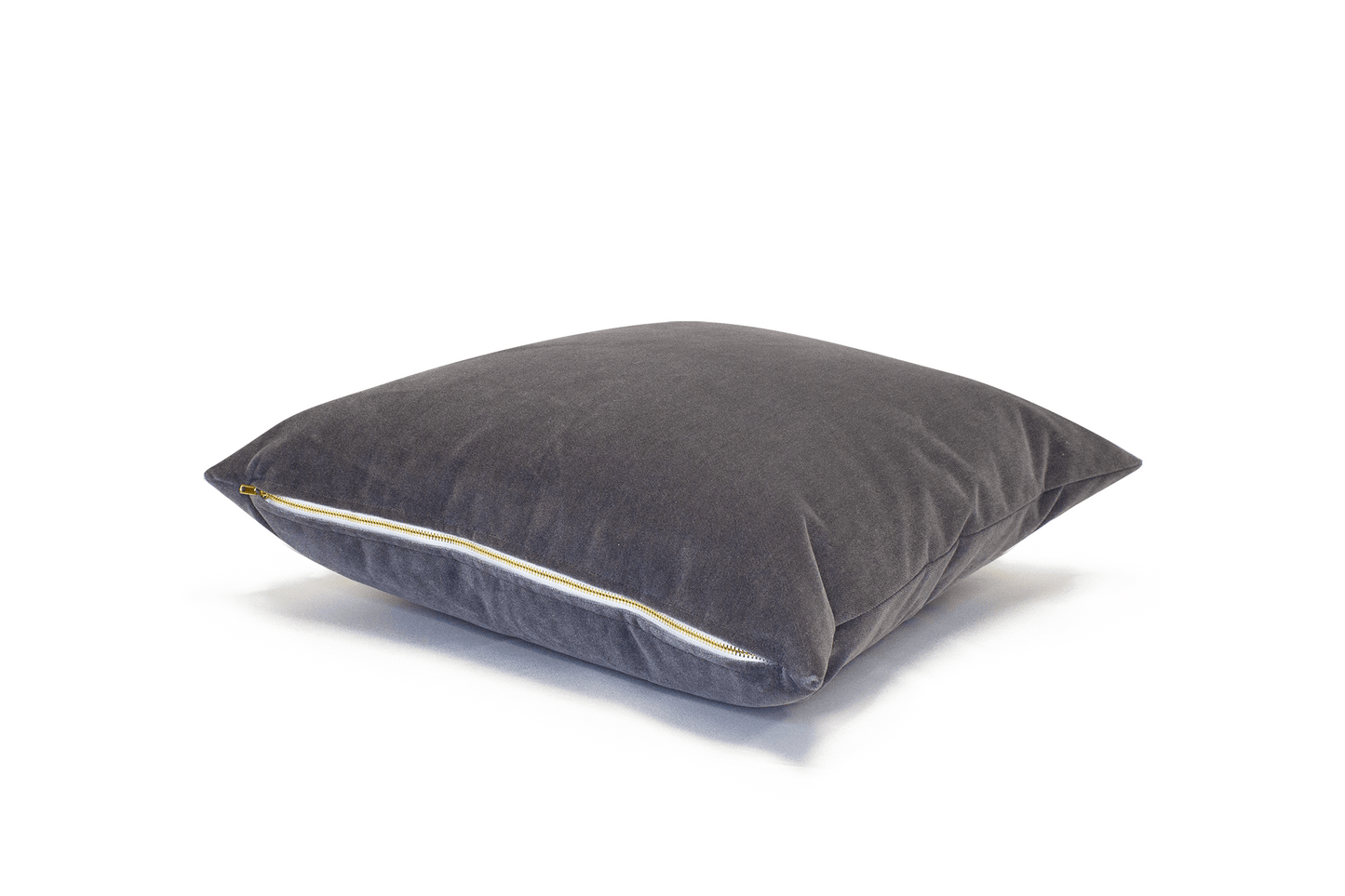 Grey Velvet Cushion Cover