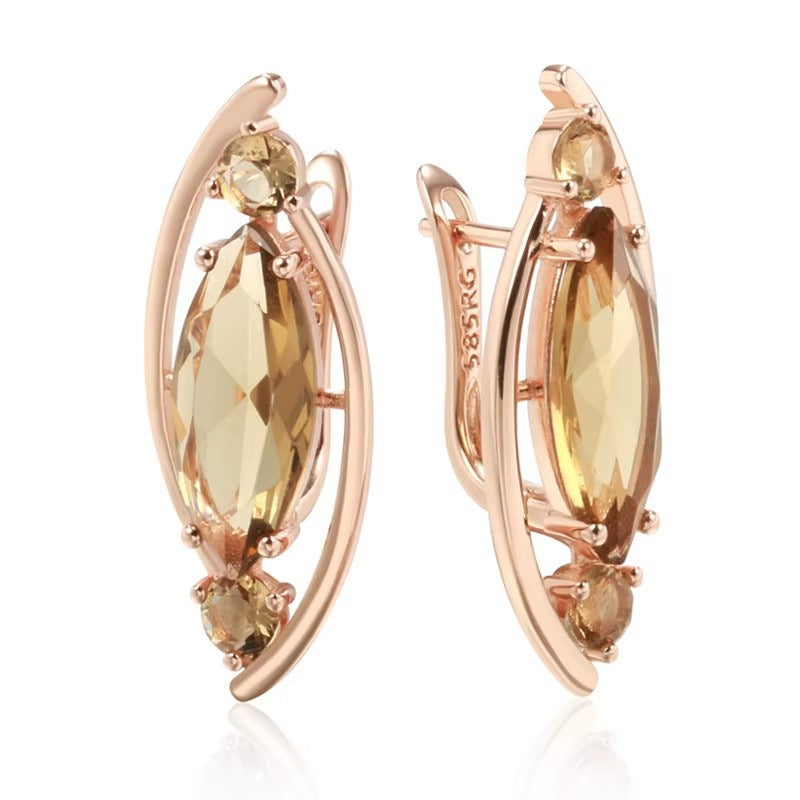 Hollow Pattern Heart-shaped Earrings For Women
