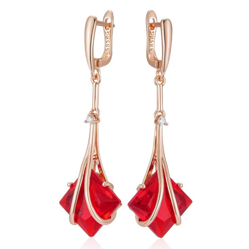 Hollow Pattern Heart-shaped Earrings For Women