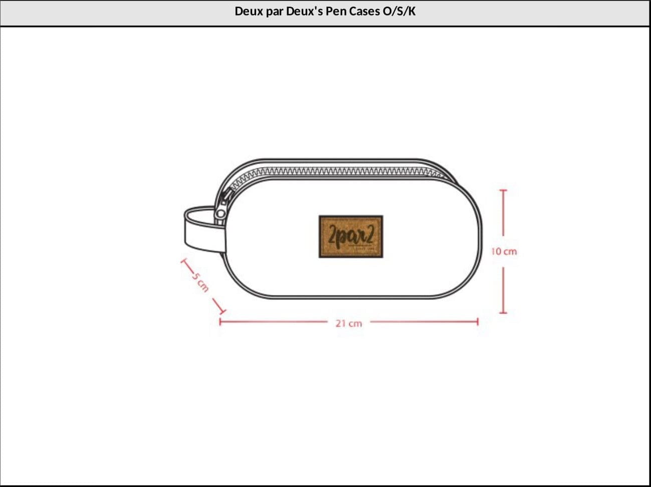 Double Pencil Case Purple Gradient