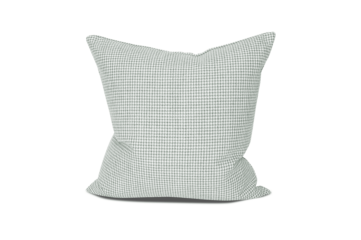 Pewter Houndstooth Cushion Cover