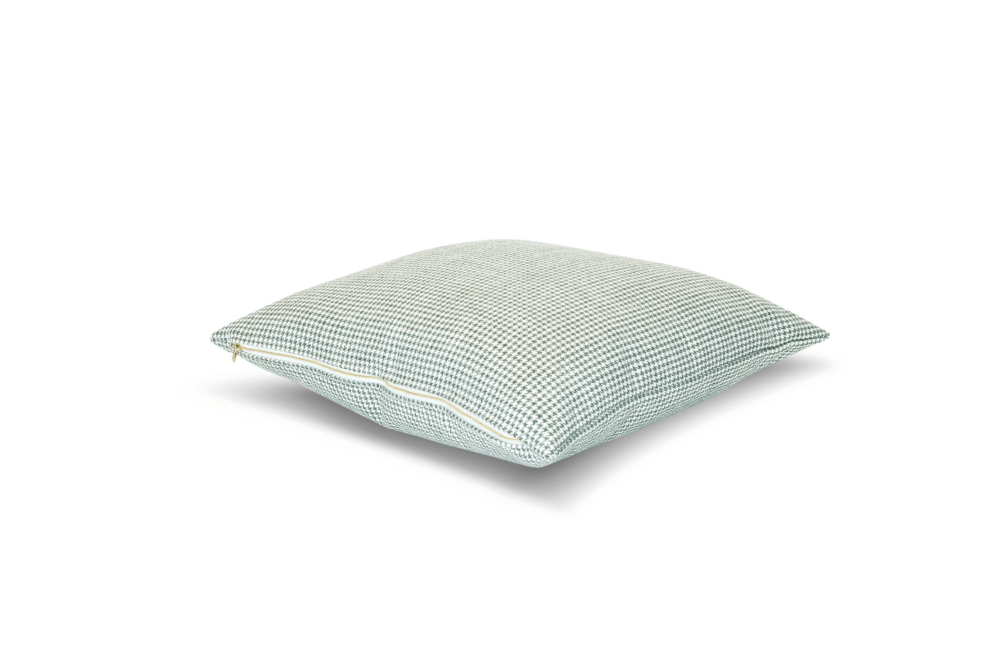 Pewter Houndstooth Cushion Cover