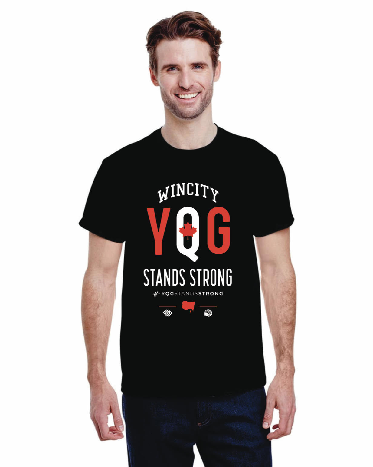 BB WINCITY "YQG Stands Strong" TEE Black
