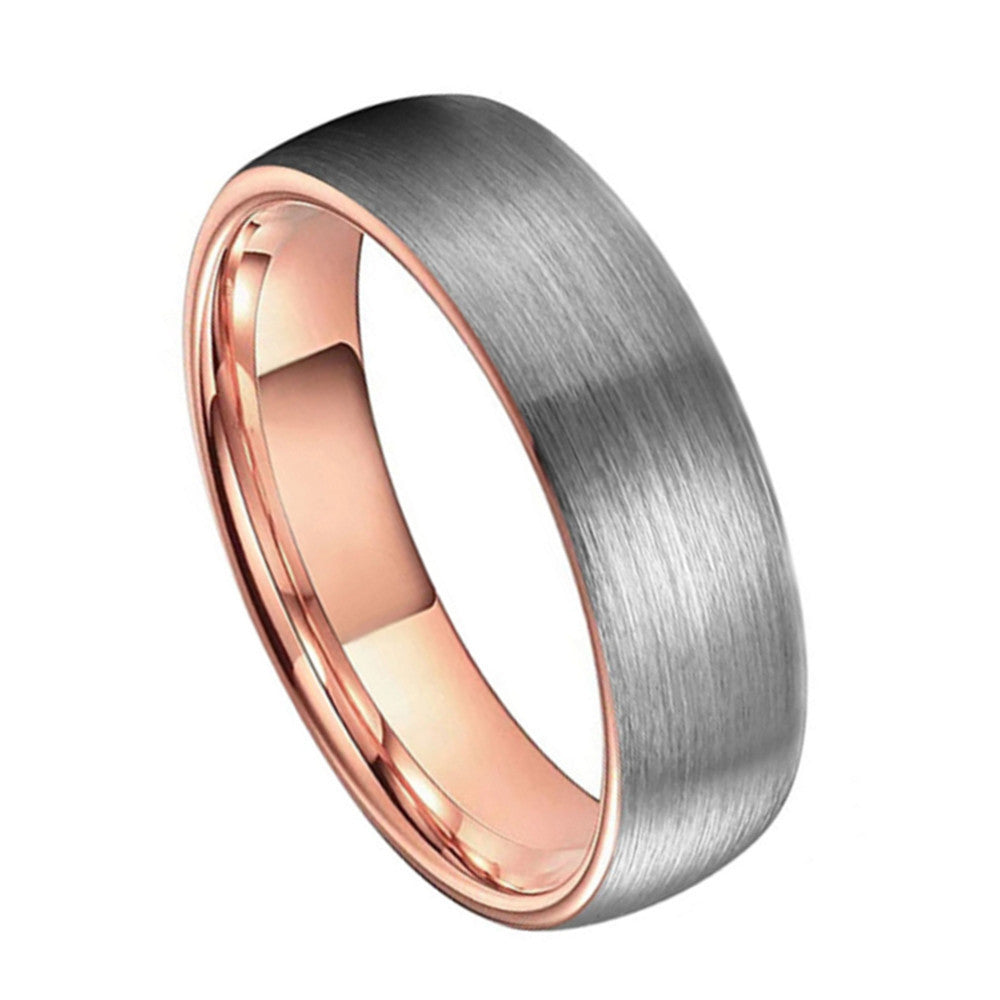 Tungsten Ring Rose Gold