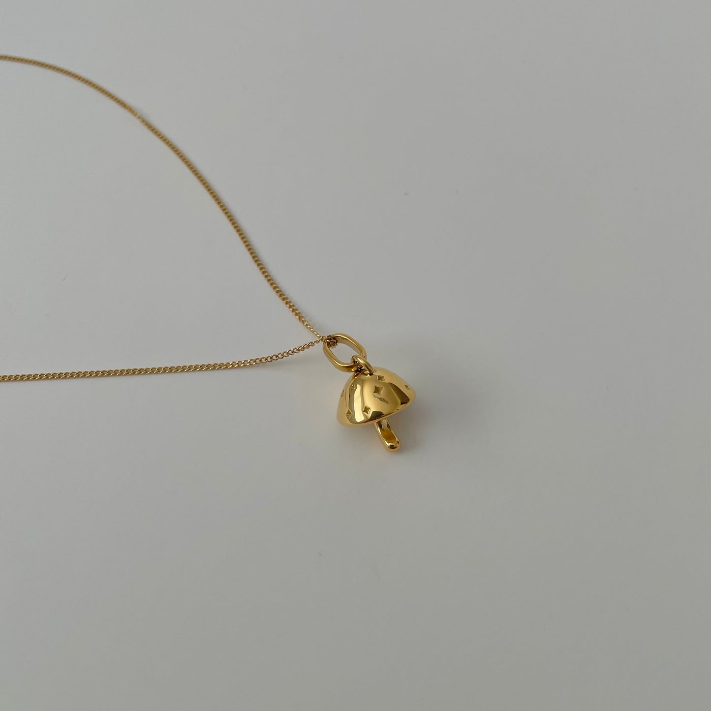 Champignon aka Mushroom Necklace- Gold