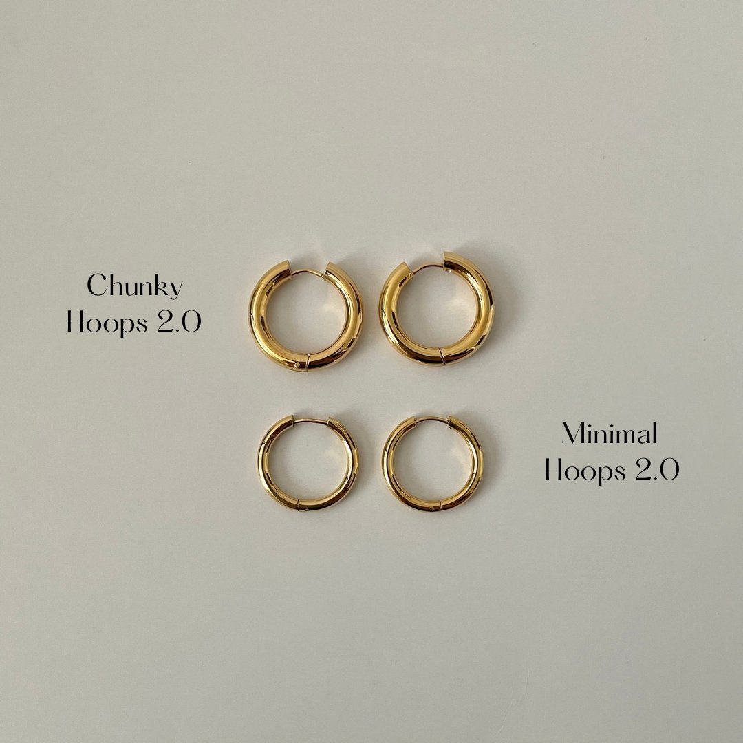 Chunky Gold Hoops 2.0