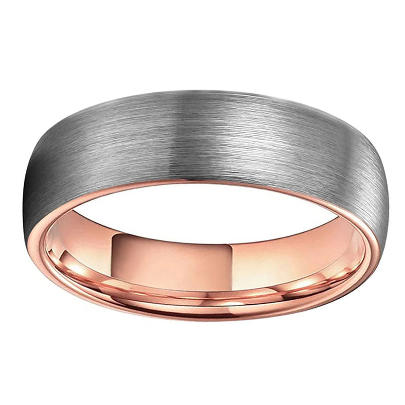 Tungsten Ring Rose Gold