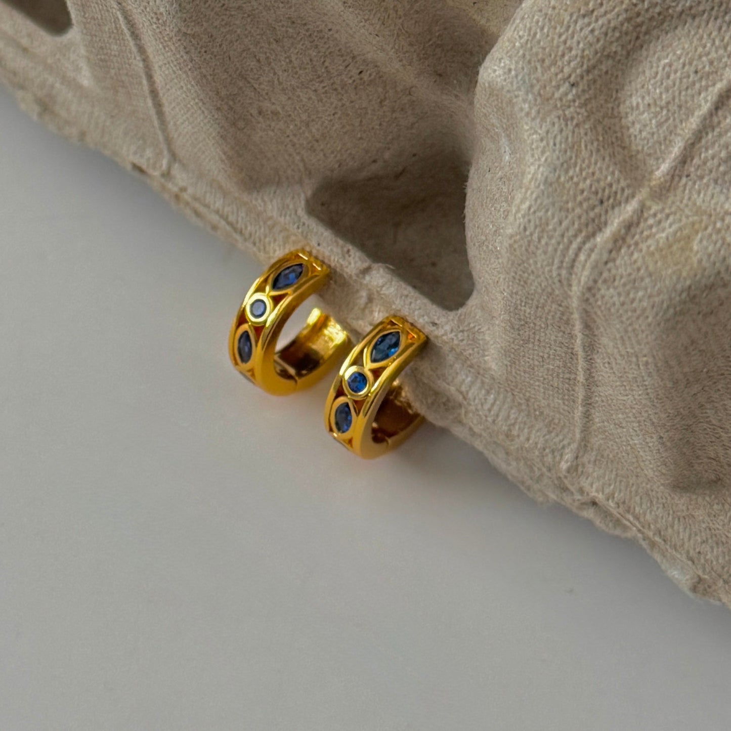 Double Marquise Ocean Huggies