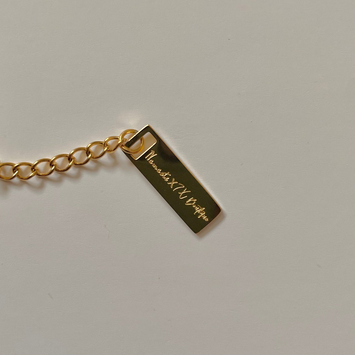 Lottie Boot Necklace- Gold