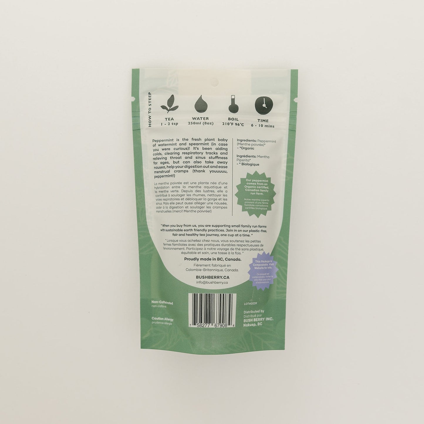 Organic Peppermint Tea