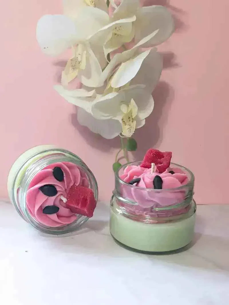 La bougie gourmande mini délice - Melon d'eau