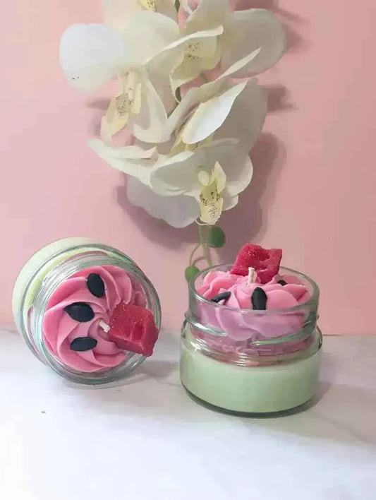 La bougie gourmande mini délice - Melon d'eau